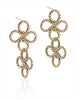 Brass Large Link Box Chain Earrings