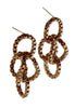 Long Single Strand Brass Necklace with Hook