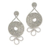 Sterling Silver Unravelling Double Box Chain Earrings