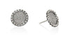 Double Clover Stud Earring in Sterling Silver