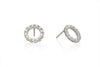 Geometric Earrings in Sterling Silver (Medium Triangles)