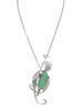 Small Flower Necklace with Prehnite