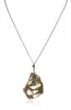 Knotted 14k Gold and Rutilated Quartz Necklace