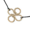 Clover Choker in 14k Gold and Silver