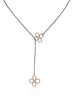 Sterling Silver Unravelling Double Box Chain Earrings