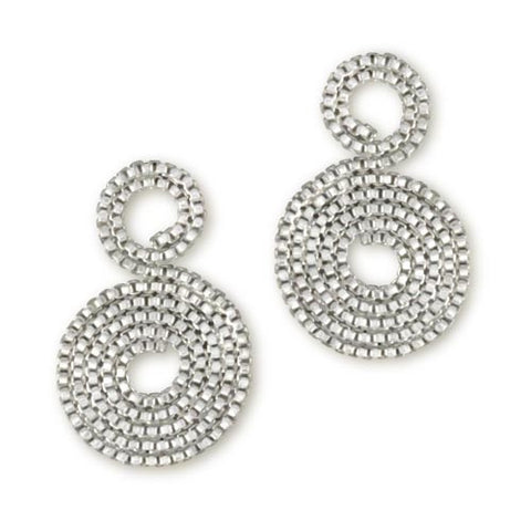 Figure 8 Box Chain Earrings