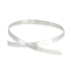 5mm Single Silver Bangle