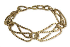 Brass Large Link Choker
