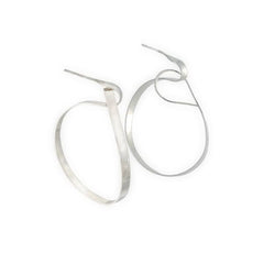 Small Looped Hoops (in gold or silver)