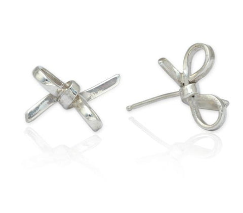 Small Bow Studs (in gold or silver)