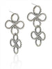 Brass Circular Chain Earrings