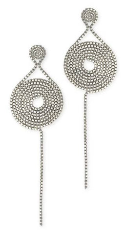 Sterling Silver Spiral Earrings