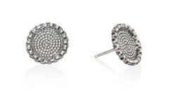 Spiral Studs in Sterling Silver