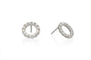 Sterling Silver Unravelling Double Box Chain Earrings