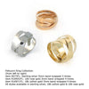 18k Gold Fettucini Ring (3mm)