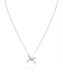 Sterling Silver Bow Necklace