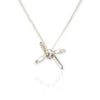 Sterling Silver Bow Necklace