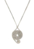 Double Clover Lariat in 14k Gold and Silver