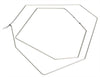 Geometric Necklace in Sterling Silver (19")