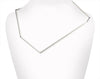 Geometric Necklace in Sterling Silver (19")