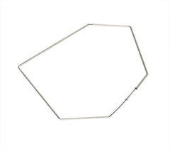 Geometric Necklace in Sterling Silver (19")