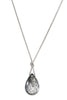 Drusy Quartz and Sterling Silver Necklace
