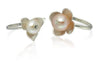 Freshwater Pearl Stackable Flower Rings