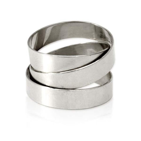 Sterling Silver Fettucini Ring (5mm)