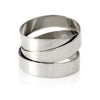 Extra Wide Silver Fettucini Ring (5mm)