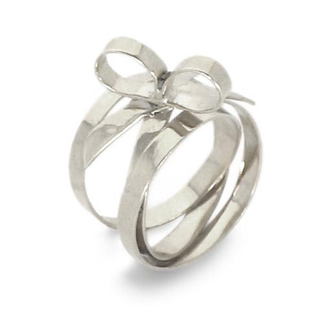 Sterling Silver Bow Ring