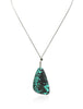 Knotted Sterling Silver and Tourmilated Quartz Necklace