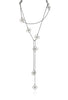 Long Convertible Clover Necklace in 14k Gold and Silver