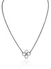 Double Clover Lariat in 14k Gold and Silver